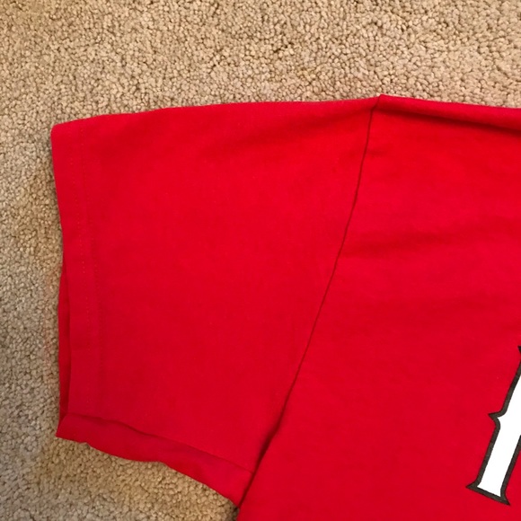UNLV Rebels T-Shirt Baseball Bandit Logo Red - Picture 7 of 9